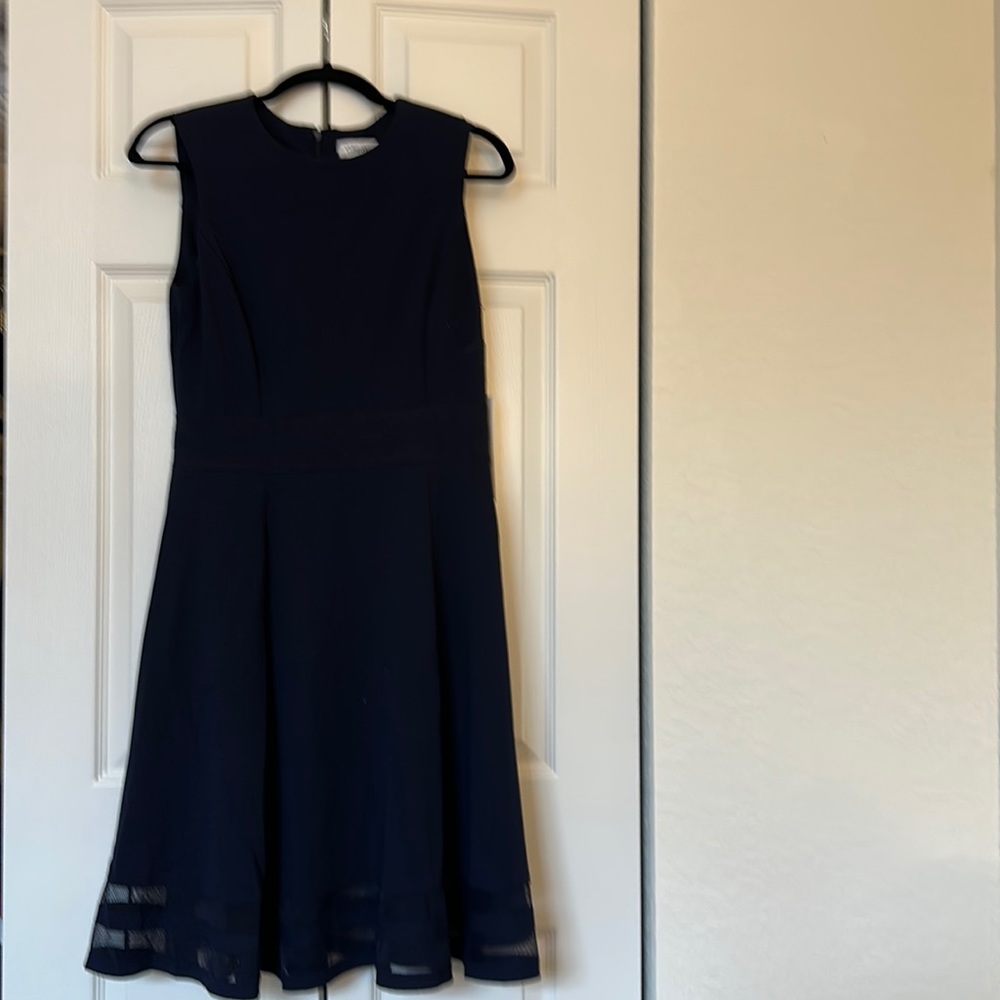 Navy blue, Calvin Klein summer dress, never worn tags still in size 8